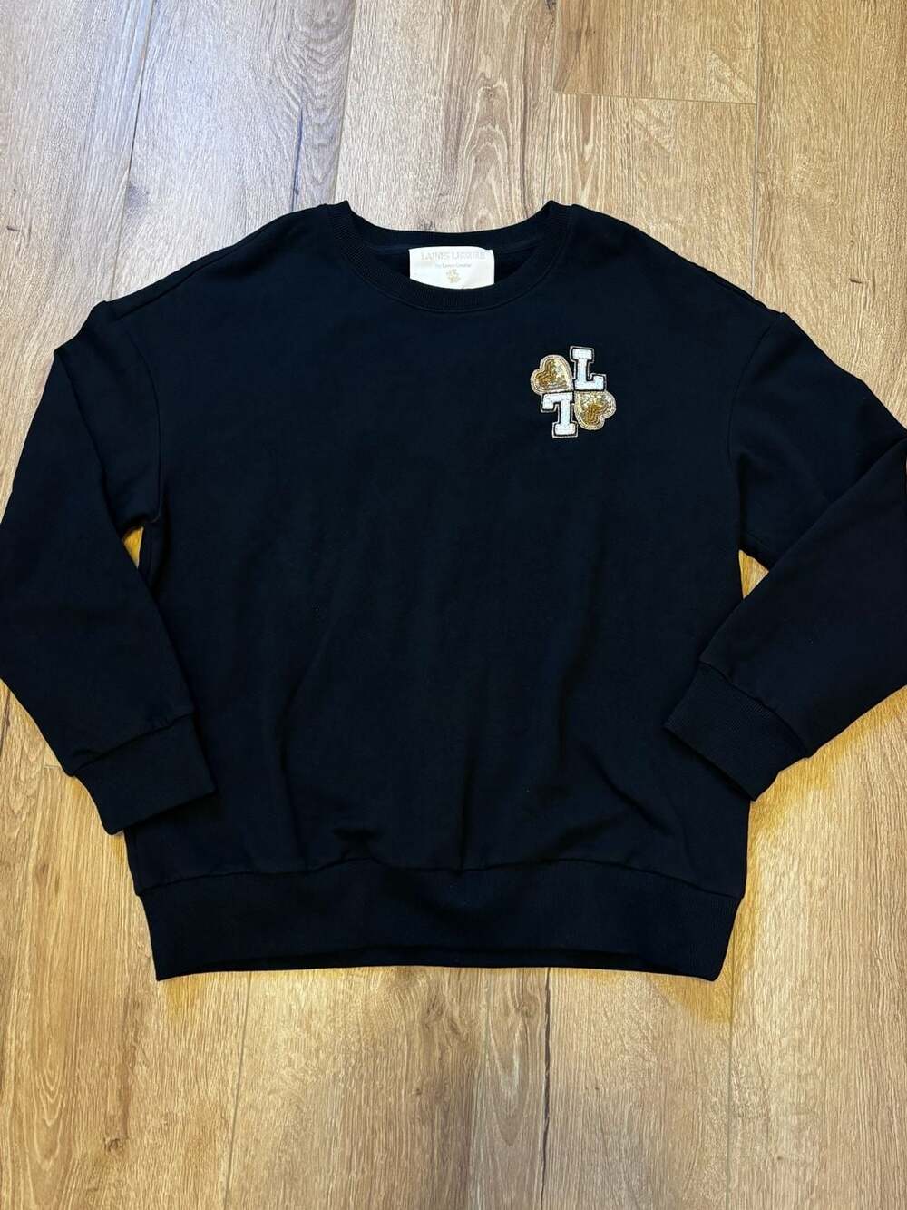 Laines Leisure Tennis Sweatshirt Size L Black